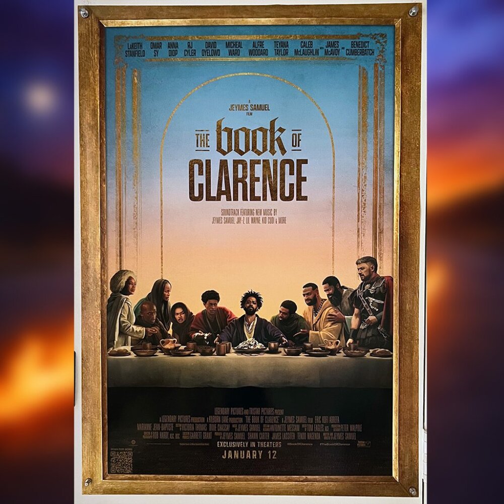 THE BOOK OF CLARENCE (2024) - ORIGINAL DOUBLE SIDED MOVIE POSTER